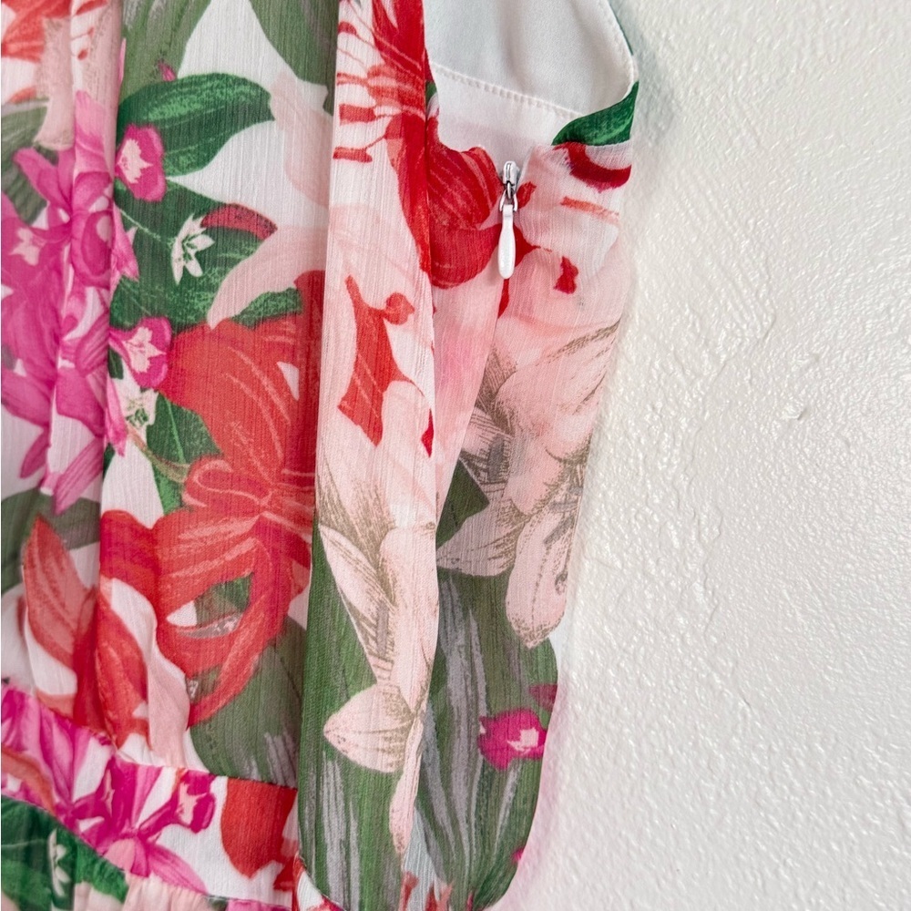 Cece Floral Sleeveless Maxi Dress size 12 - Picture 9 of 14